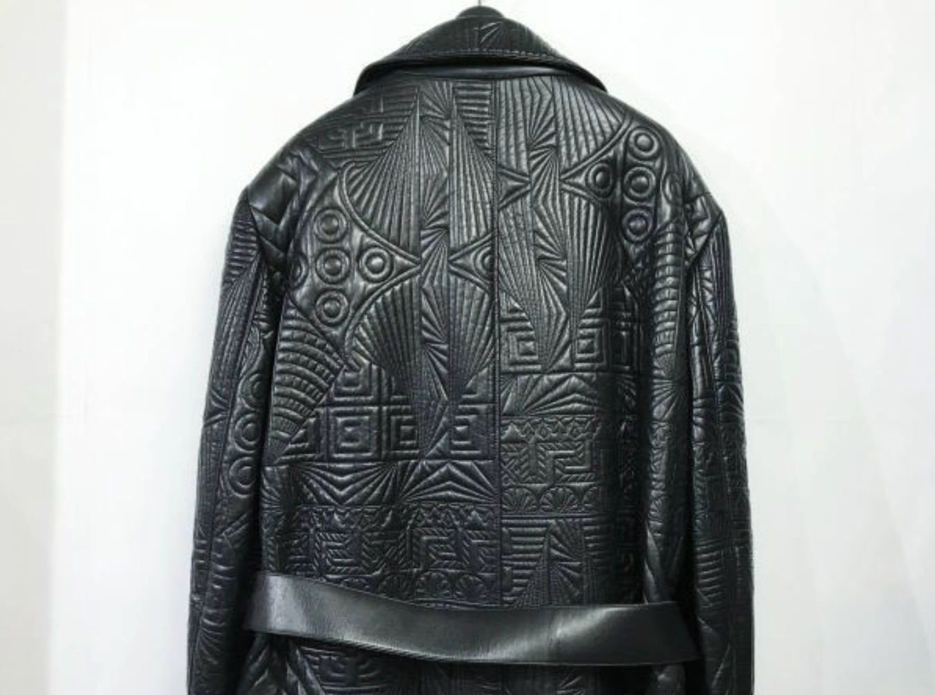 Special 90s ヴィンテージ デッドストック GIANNI VERSACE｜ジャンニ ヴェルサーチ ヴェルサーチェ レザー ロングコート