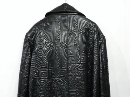 Special 90s ヴィンテージ デッドストック GIANNI VERSACE｜ジャンニ ヴェルサーチ ヴェルサーチェ レザー ロングコート